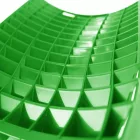 The Detail Guardz Plastic Scrub Wall - Iszapoló Tisztító Fal Zöld