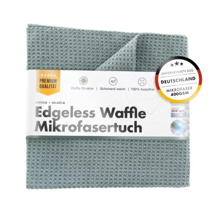 Chemicalworkz Üvegtisztító Kendő 40x40cm Edgeless Waffle Towel 400GSM