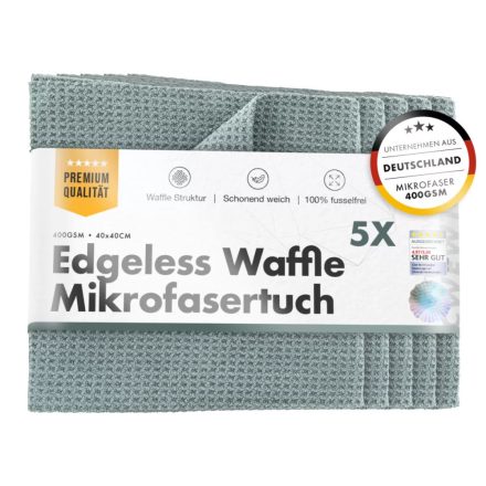 Chemicalworkz Edgeless Waffle Towel 400GSM - Üvegtisztító Kendő 40x40cm 5db