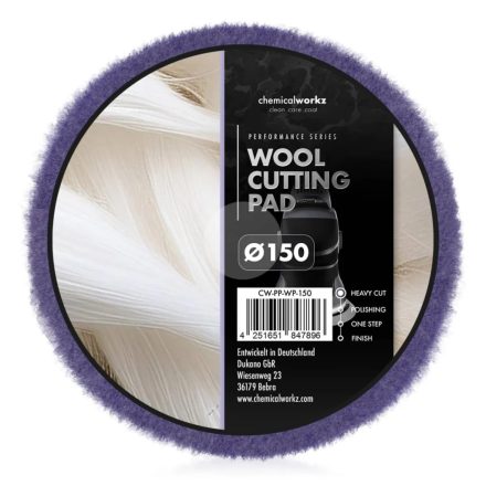 Chemicalworkz Wool Cutting Perfomance Pad 150mm
