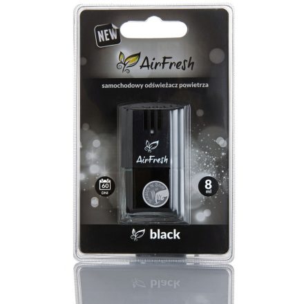 Airfresh BLISTER 8ML Black Autóillatosító