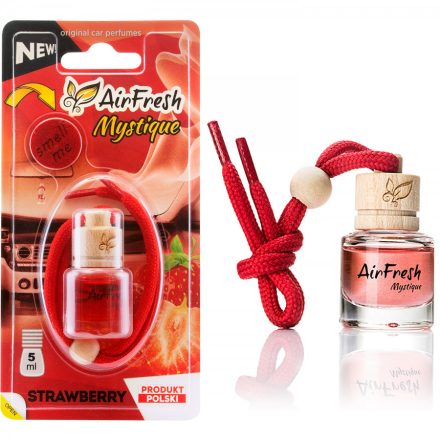 Airfresh MYSTIQUE 5ml Strawberry Autóillatosító