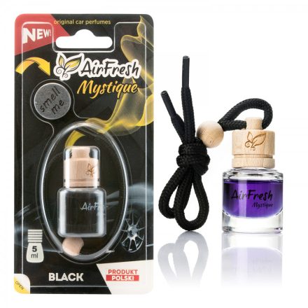 Airfresh MYSTIQUE 5ml Black Autóillatosító 