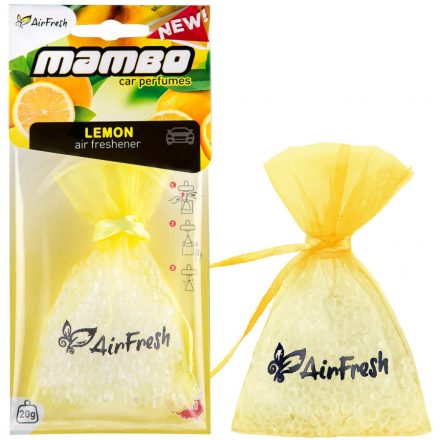 Airfresh MAMBO Lemon Autóillatosító