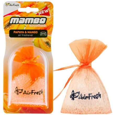 Airfresh MAMBO BLISTER Papaya & Mango Autóillatosító 