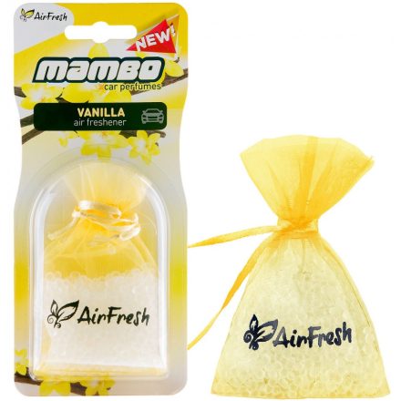 Airfresh MAMBO BLISTER Vanilia Autóillatosító 