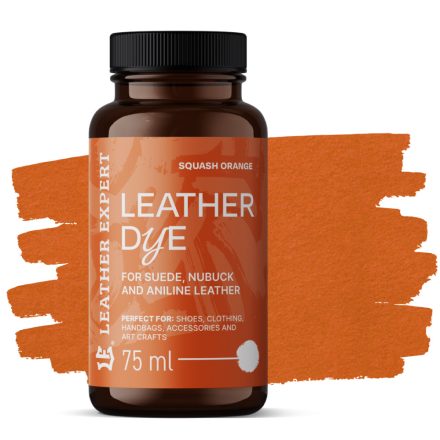 Leather Expert Bőrfesték - Velur. Nubuk, Analin 75ml Squash Orange