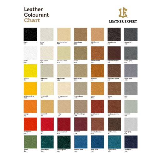 Leather Expert - Bőrfesték bőrszínező színes 50ml